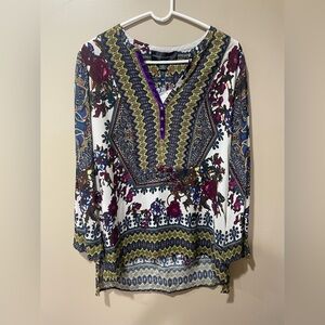 Colleen Lopez Multicolor Bohemian Tunic